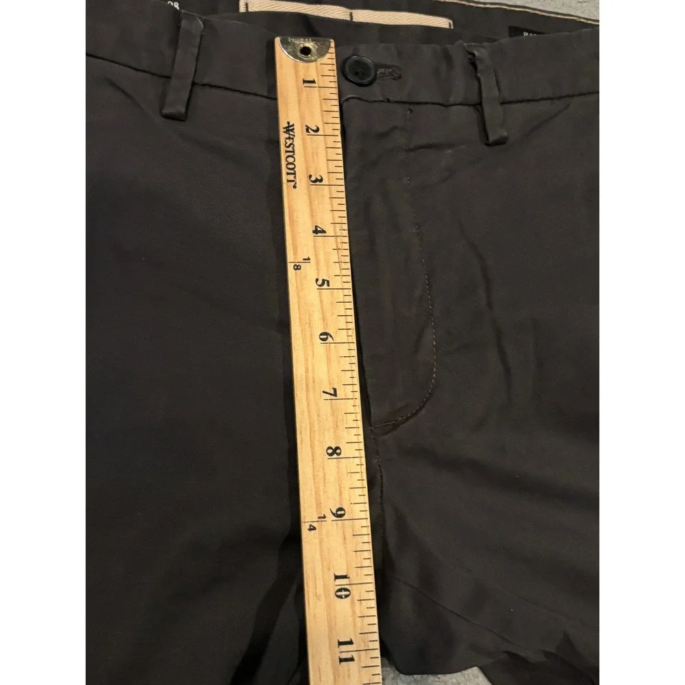 Banana Republic Mens Lived-In Chino Skinny Fit Pants Grey 28x24